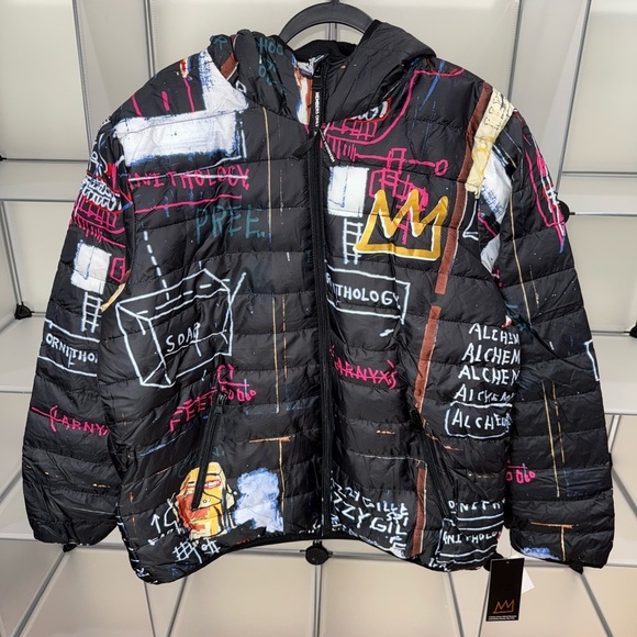 Members Only Other - Jean-Michel Basquiat X Members Only Alchemy Puffer Jacket Size XL NWT
